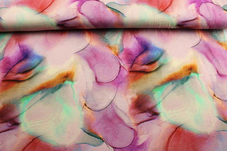 Jersey "Marble" mamorierter Jersey mit Farbverlauf